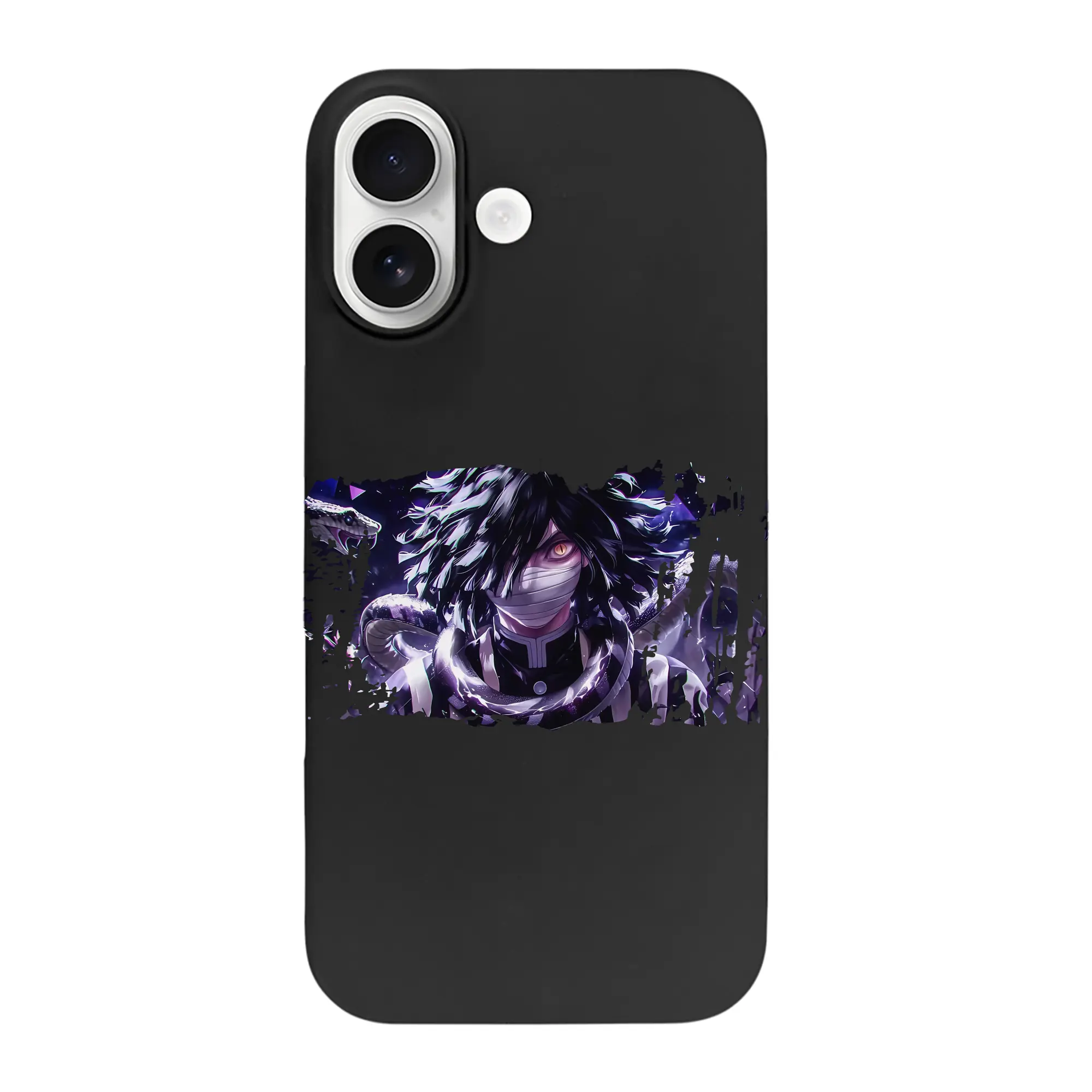 鬼滅の刃 グッズ,伊黒 小芭内 - iPhone 17 シリーズ シリコンケース 薄型 耐衝撃 指紋防止 ソフトタッチカバー 精密フィット 傷防止 保護ケース iPhone 17/17 Air/17 Pro/17 Pro Max 対応